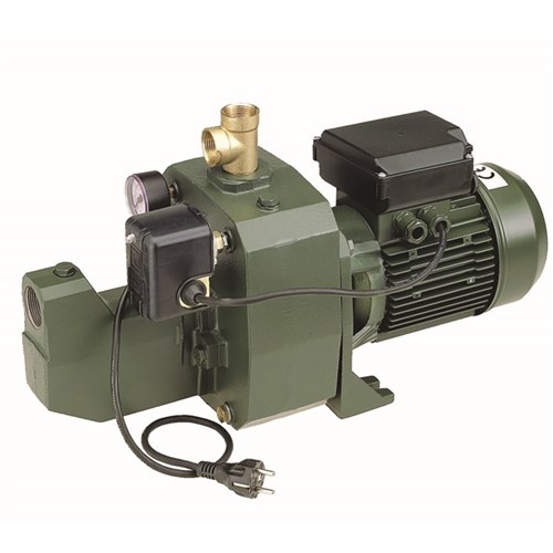 DAB-151MP – PUMP SURFACE MOUNTED CAST IRON WITH PRESSURE SWITCH 75L/MIN 61M 1.1KW 240V