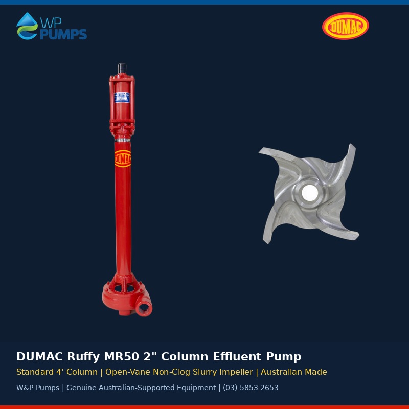 DUMAC Ruffy MR50 2-inch Standard-Column Effluent Pump