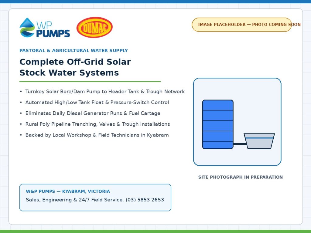 Complete Off-Grid Solar Stock Water Systems — Image Placeholder