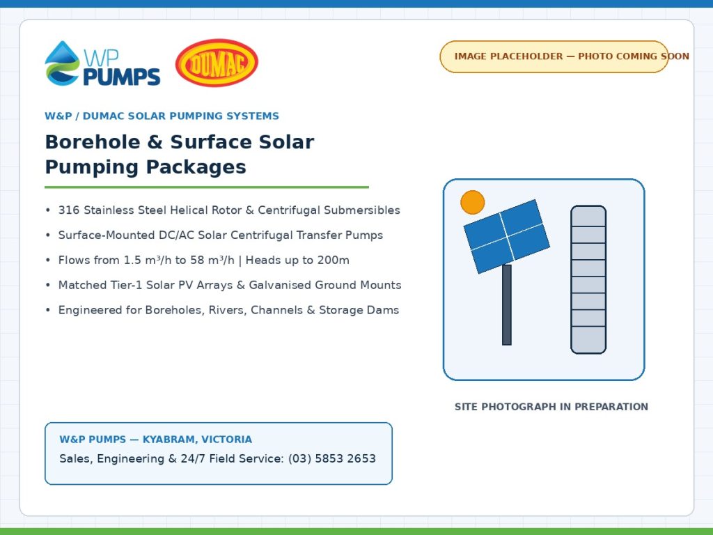 Borehole & Surface Solar Pumping Packages — Image Placeholder